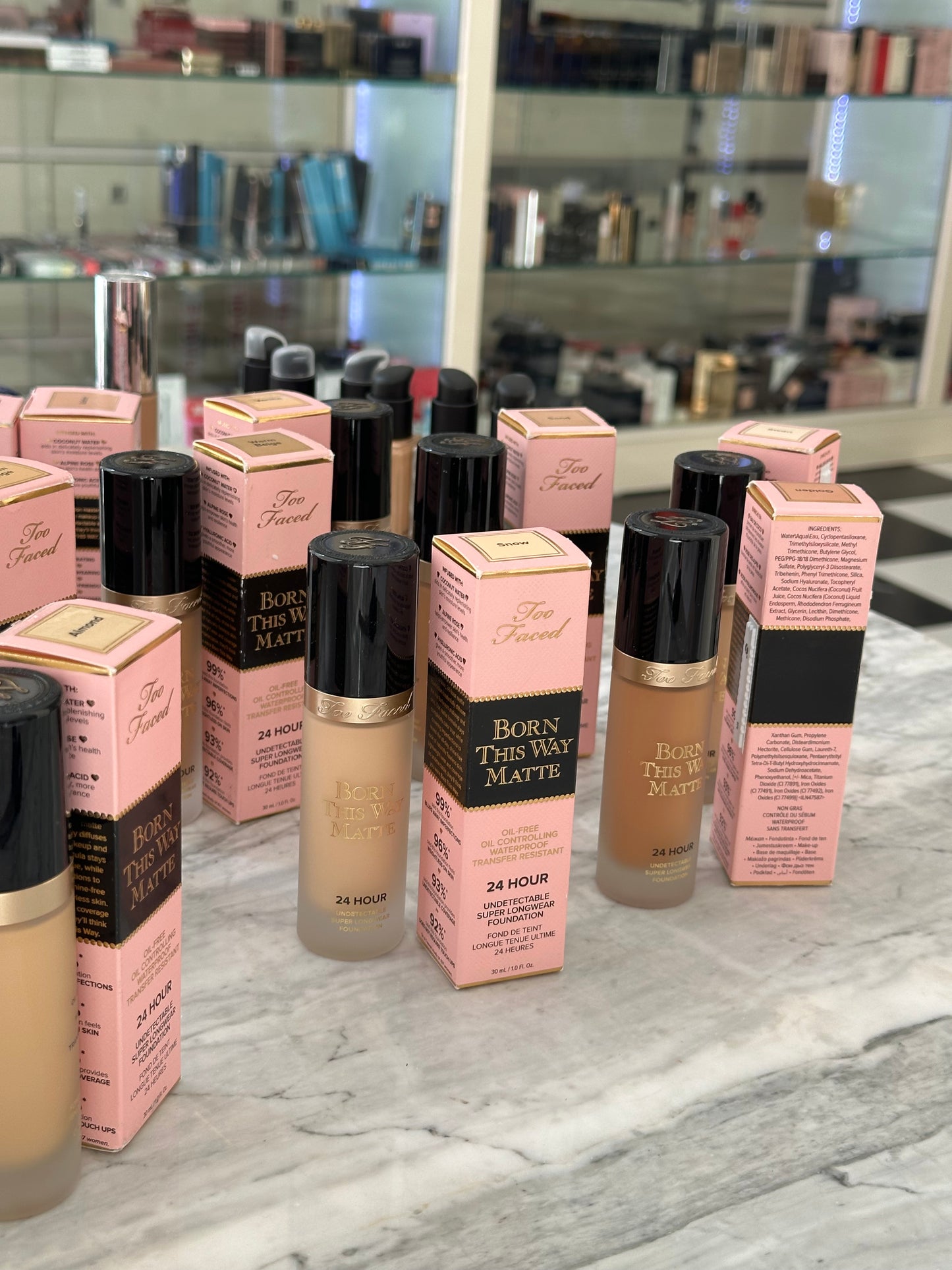 TOO FACED Born This Way Soft Matte Foundation
Oil Controlling Formula + 24H Wear