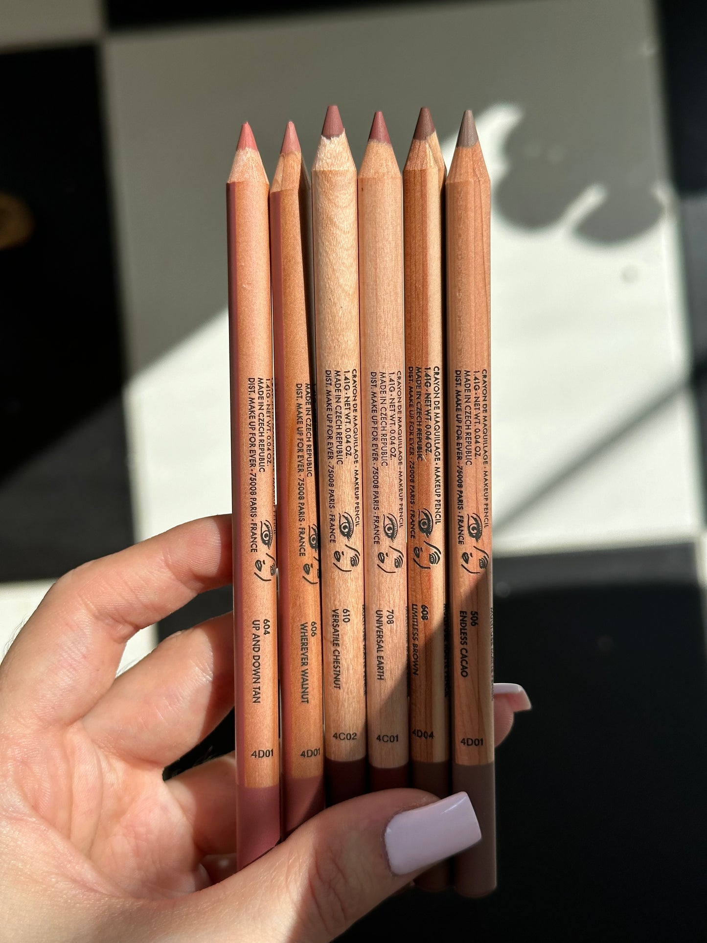 MAKE UP FOR EVER 
Artist Color Pencil (604)
Brow, Eye & Lip Liner