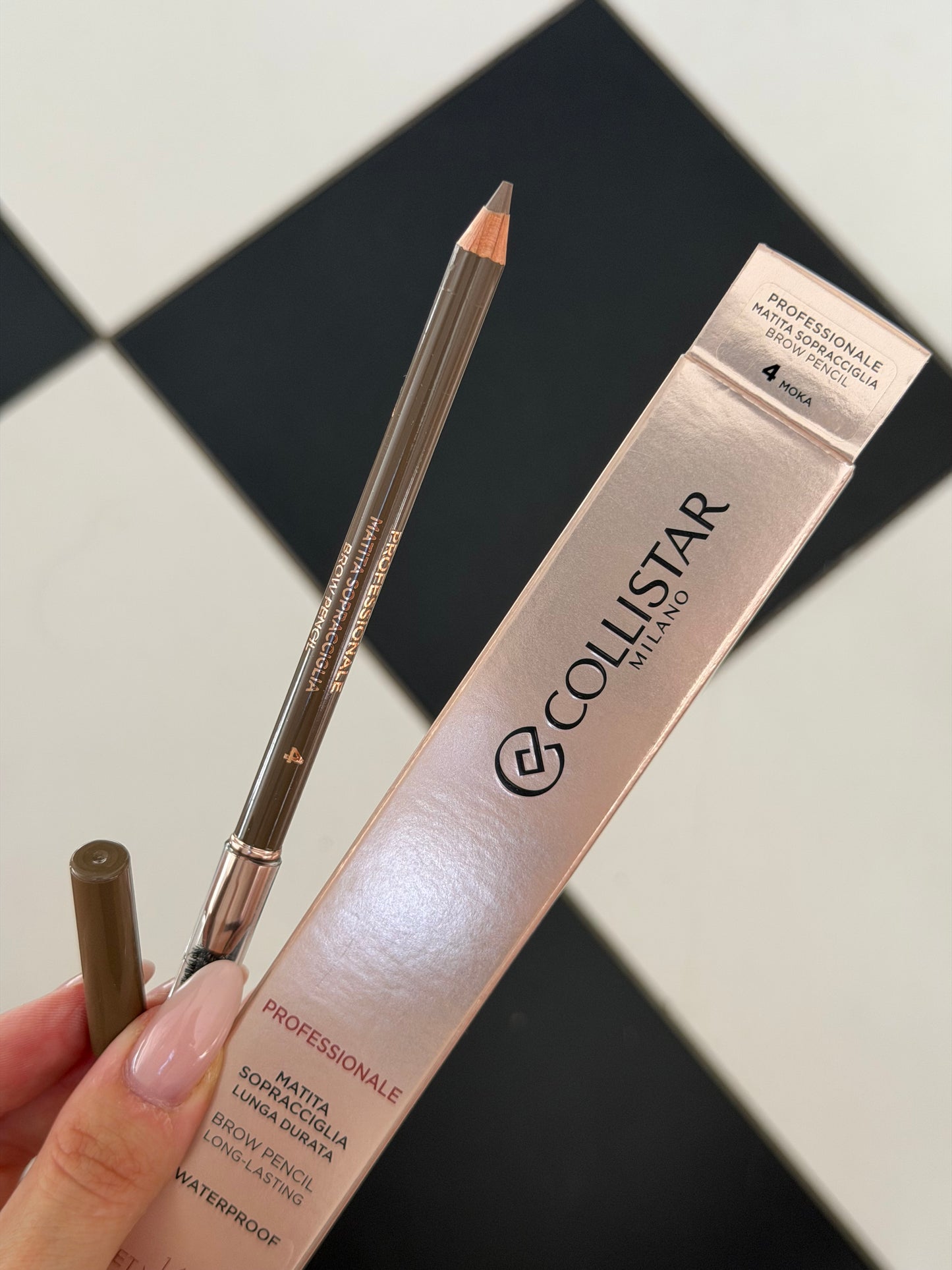 COLLISTAR Professionale Brow Pencil Waterproof, Long-Lasting - Moka