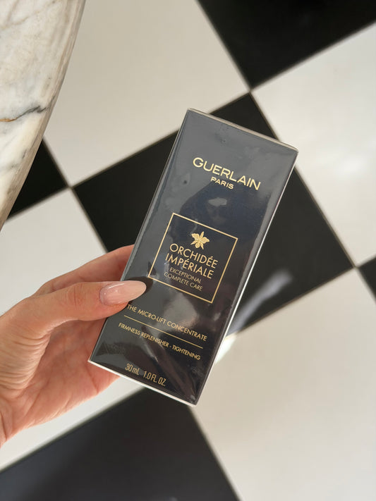 GUERLAIN Orchidée Impériale 
The Micro-Lift Concentrate
Exceptional Rejuvenating, Firming and Sculpting Serum