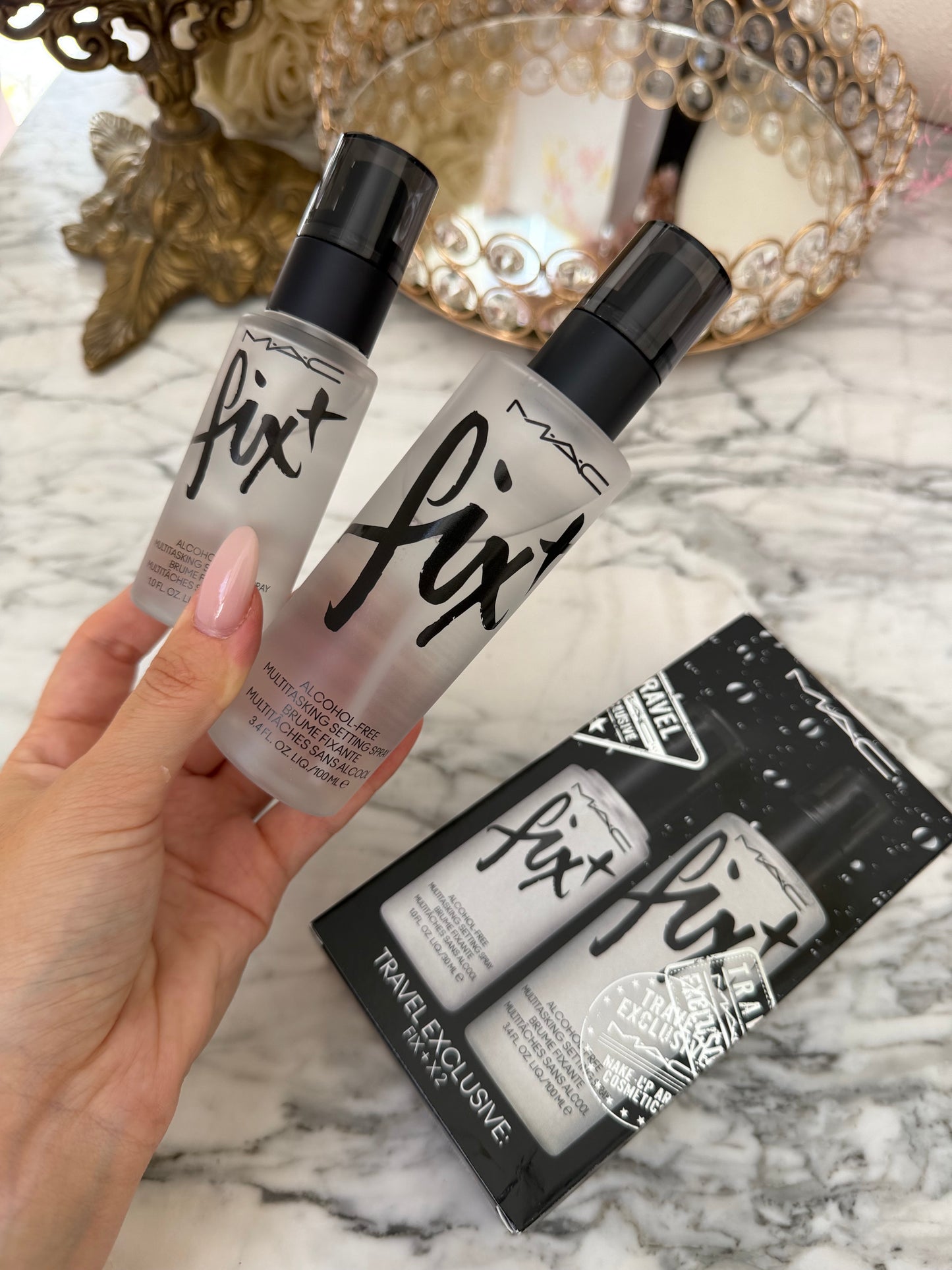 MAC Fix+ X2 Multitasking Setting Spray Set - Travel Exclusive