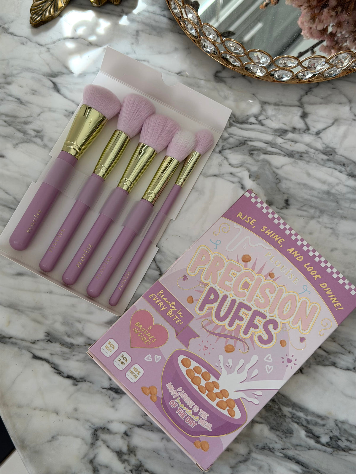 P.LOUISE Precision Puffs Brush Set