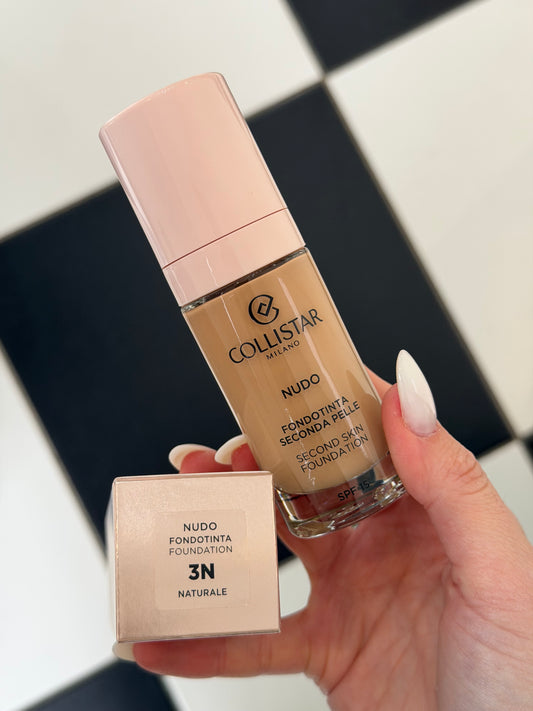 COLLISTAR
Nudo (3N) Second Skin Foundation
Water Resistant - SPF15
