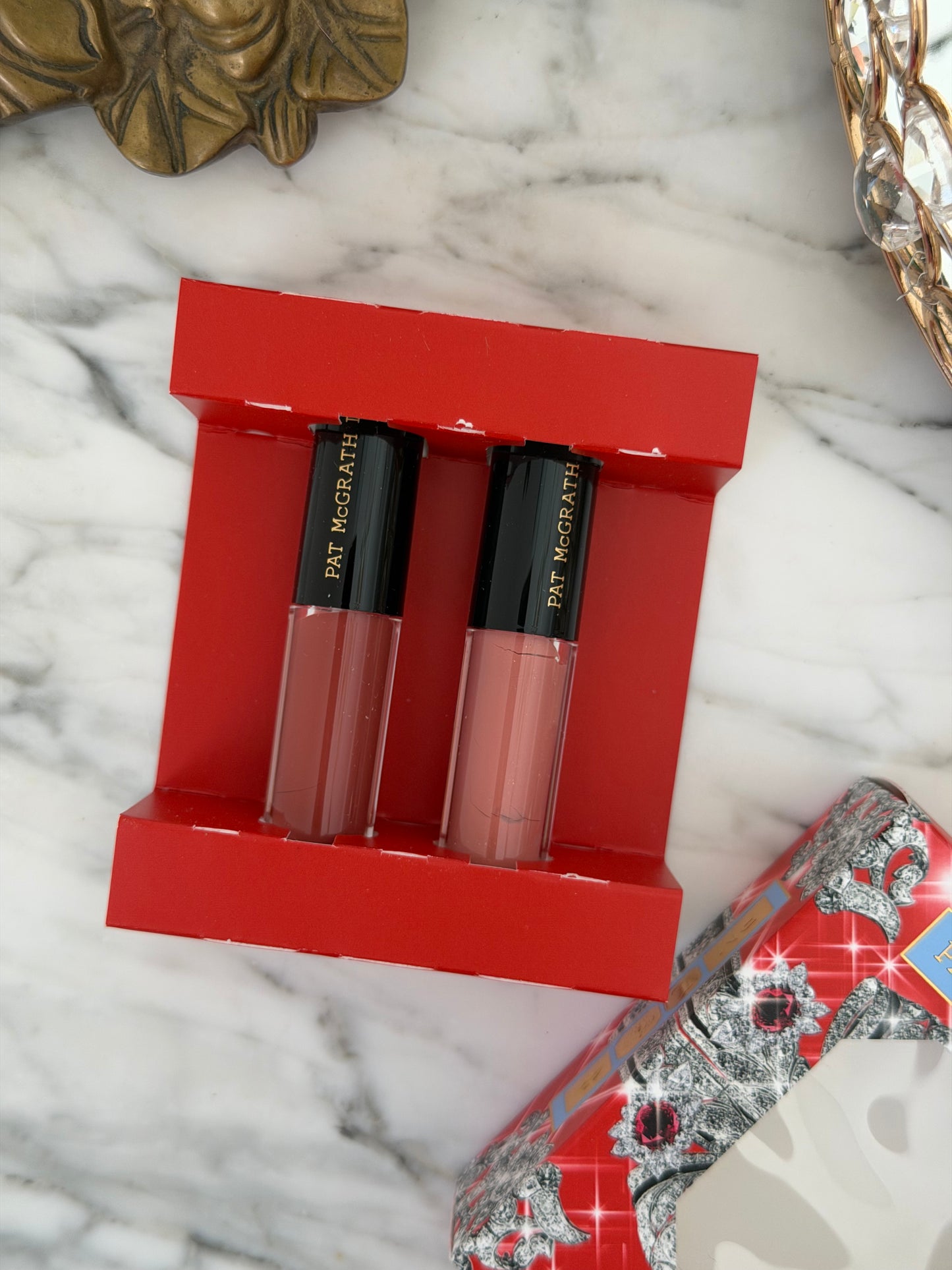 PAT McGRATH LABS Mini Lust Gloss Duo Lipstick - Nude Mood