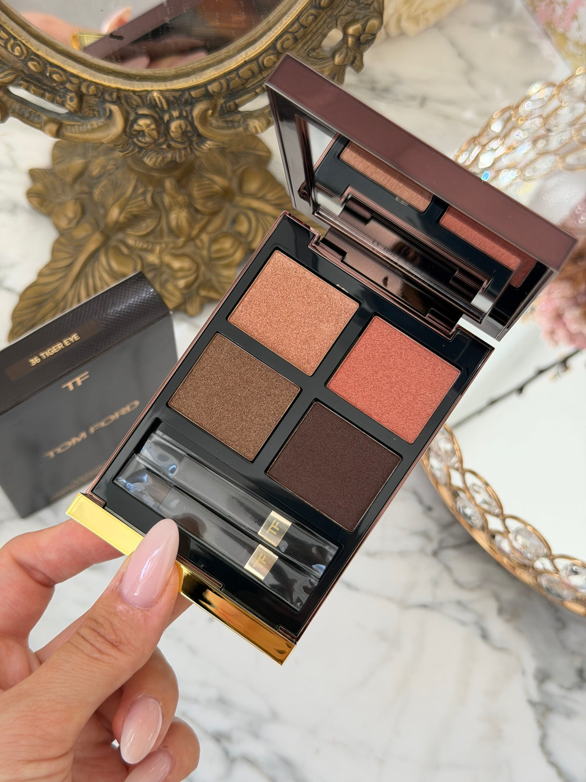TOM FORD
Beauty Eyeshadow Color Quad Palette – Tiger Eye