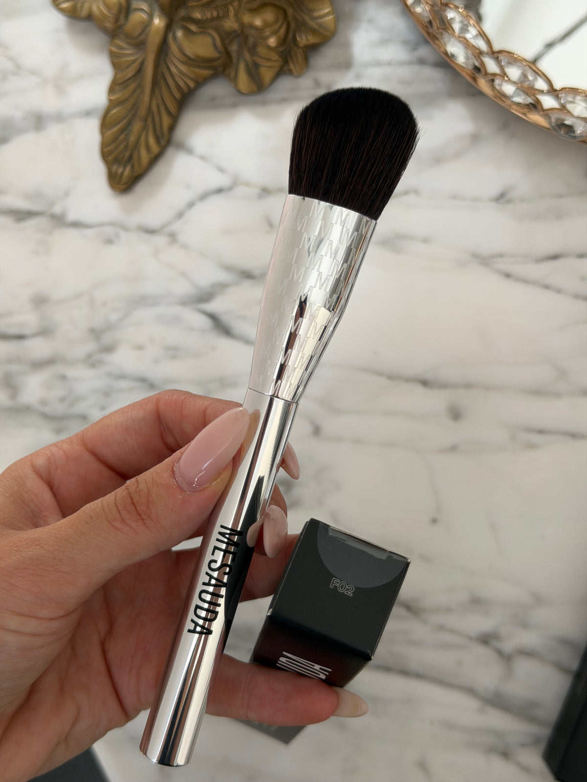 MESAUDA Angled Sculpting Cream Product Brush (F02)