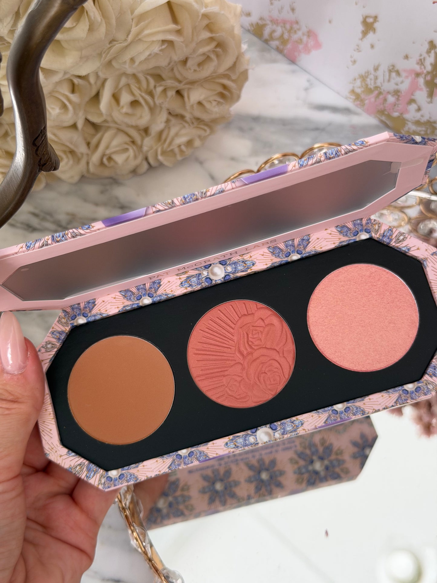 PAT McGRATH LABS Divine Blush + Bronze + Glow Trio Face Palette - Nirvana In Bloom
