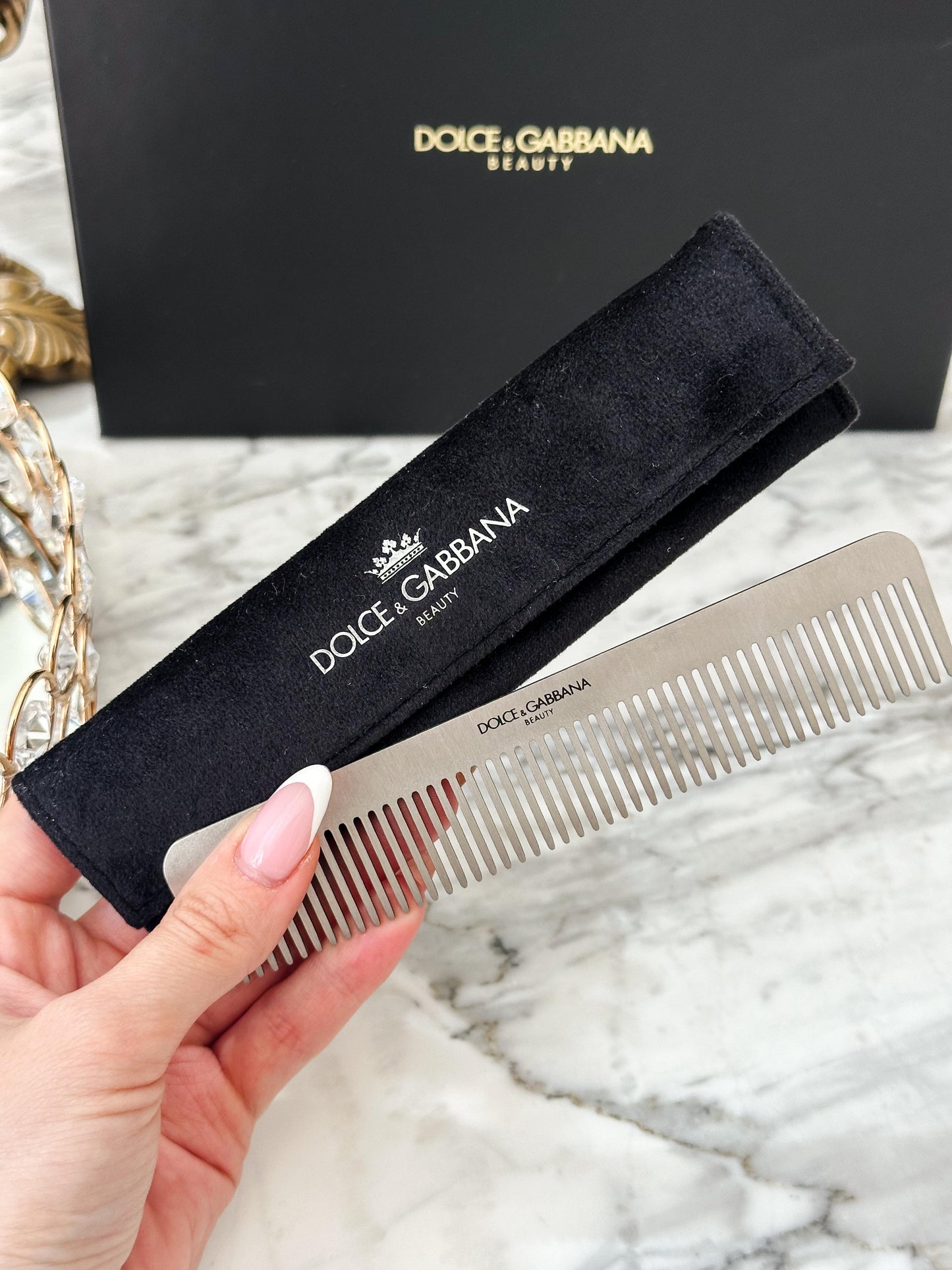 DOLCE&GABBANA Hair Comb Stainless Steel