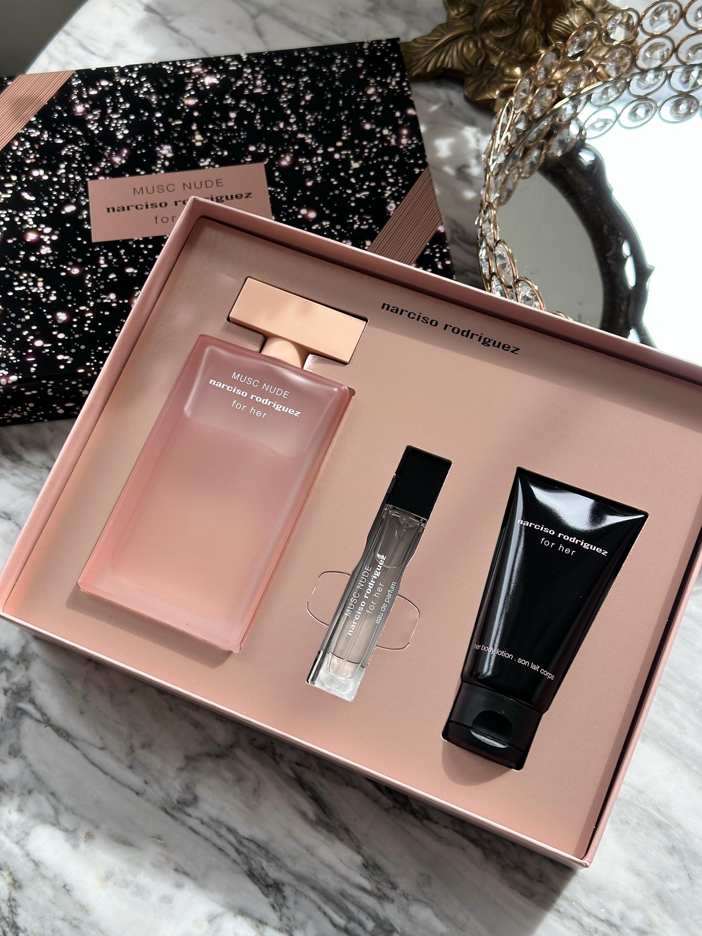 NARCISO RODRIGUEZ Musc Nude For Her 100ml Gift Set