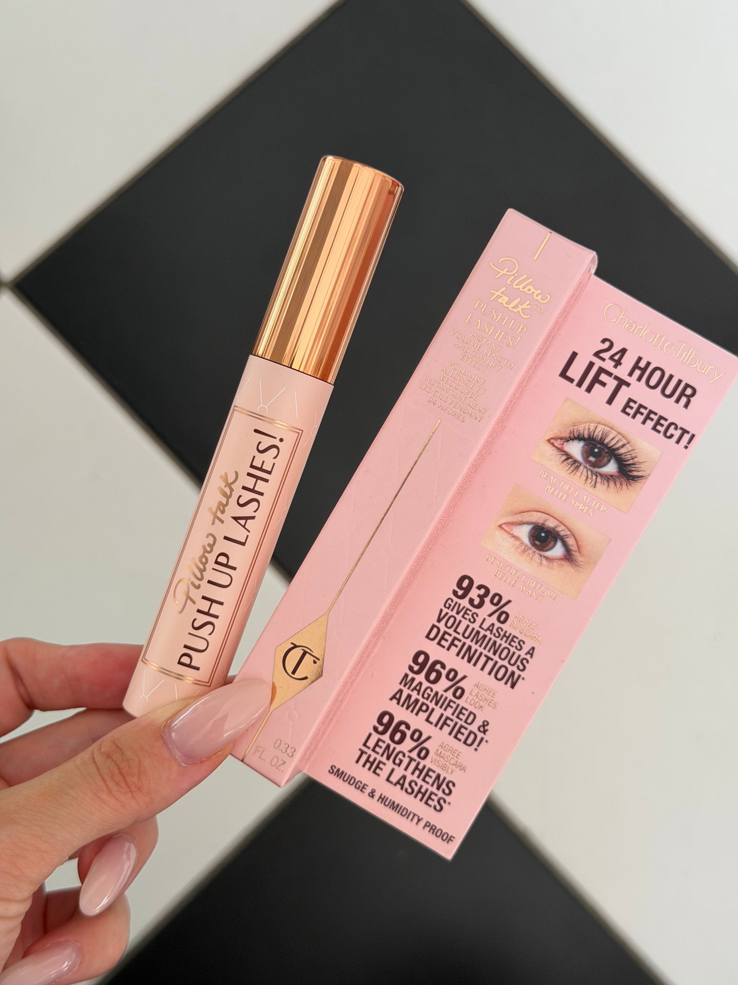 CHARLOTTE TILBURY Pillow Talk Push Up Lashes! Instant Volume Mascara Length And 24H Lift Effect
