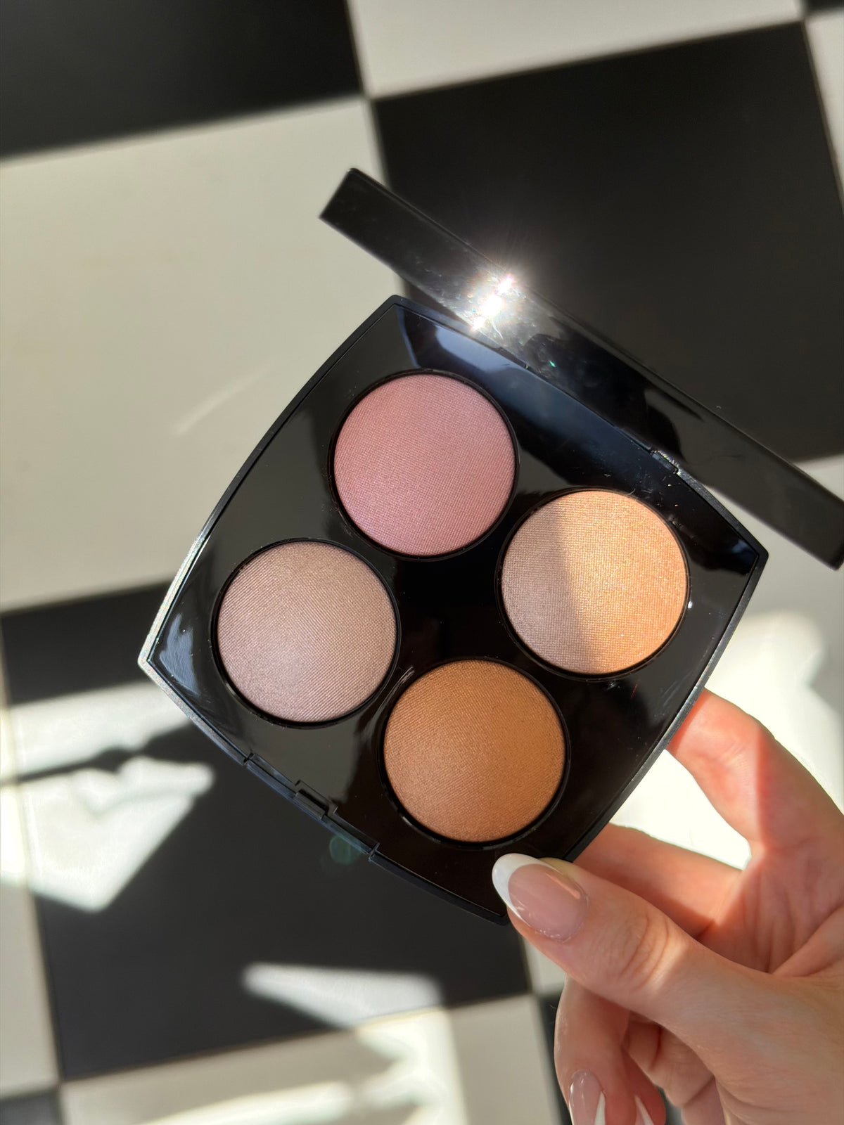 CHANEL Jeux De Lumières Eyeshadow and Highlighter Palette Limited Edition