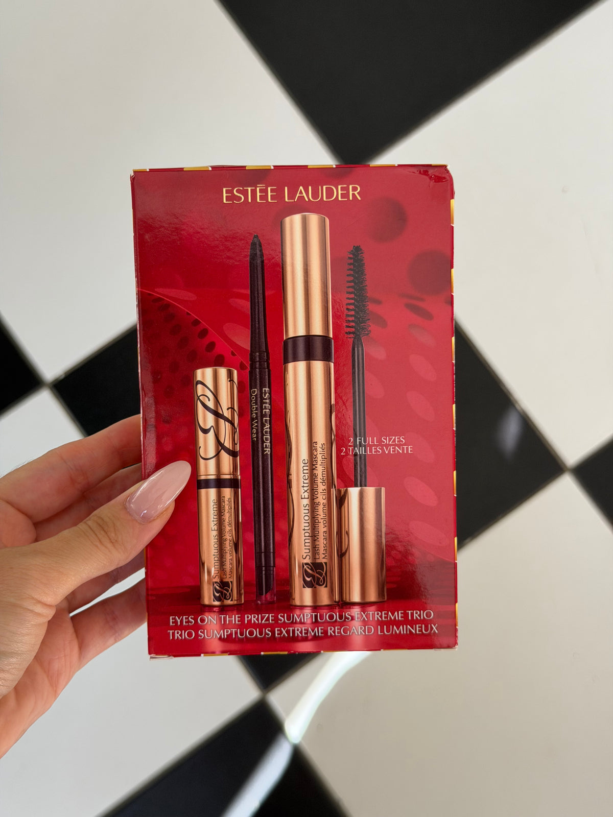 ESTEE LAUDER Eyes On The Prize Sumptuous Extreme Mascara + Eyeliner Trio Gift Set