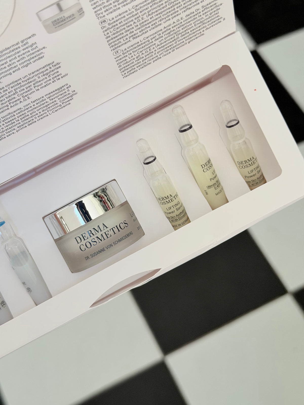 DERMA COSMETICS Firming & Lifting Power Serum - AntiAge Cream Dry Skin Dr. Susanne von Schmiedeberg