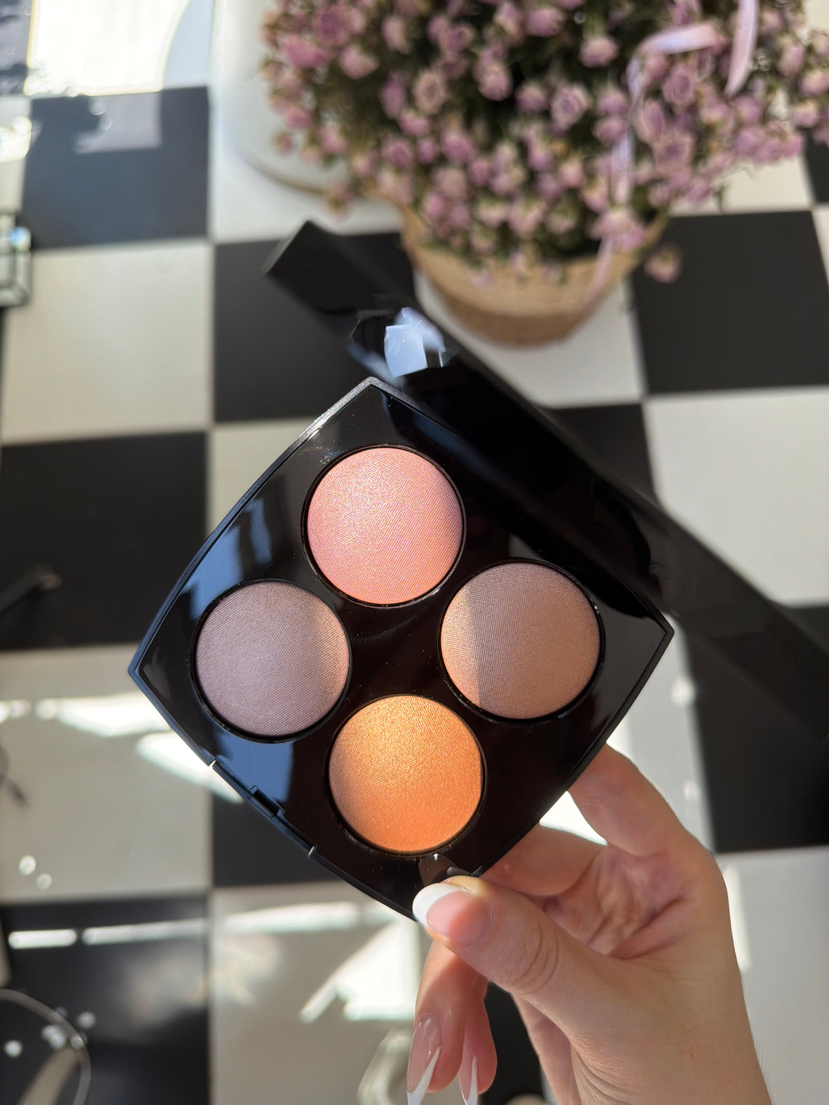 CHANEL Jeux De Lumières Eyeshadow and Highlighter Palette Limited Edition