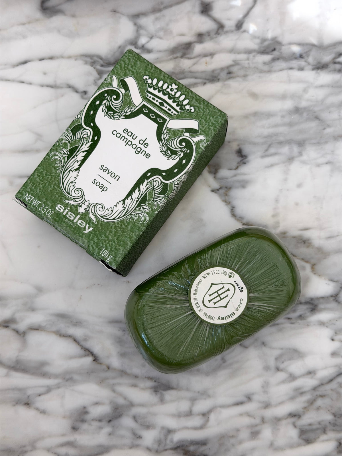 SISLEY Eau De Campagne Soap - 
Soft and Creamy, Scented Cleansing Bar