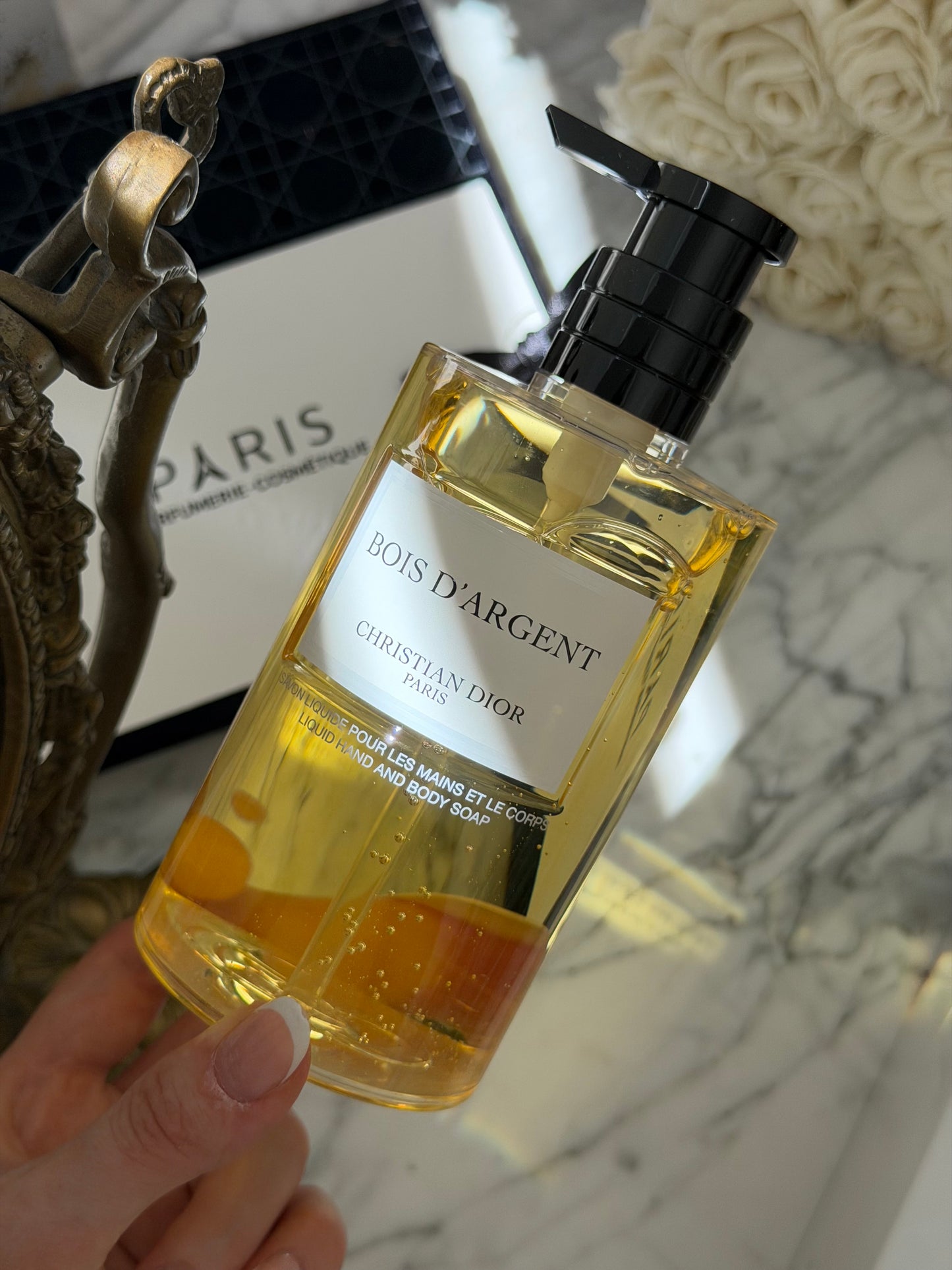 DIOR Bois D'Argent Savon Liquide - Hand and Body Soap 350ml