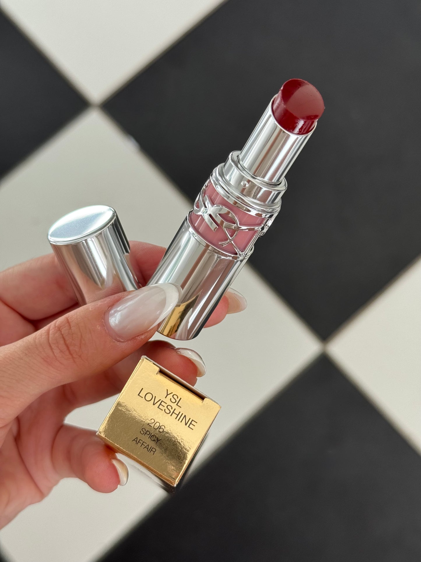 YSL Loveshine High-Shine Caring Lipstick (206)