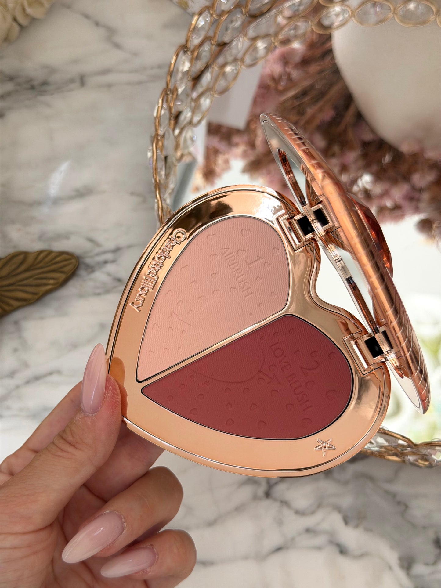 CHARLOTTE TILBURY Beauty Soulmates Face Palette Blush & Powder - Flawless Rosewood