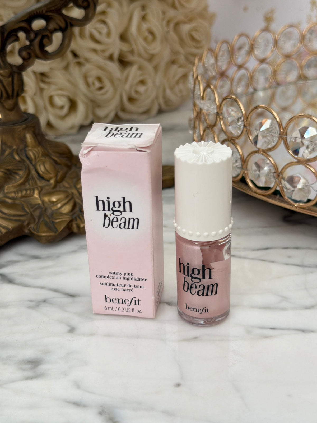 BENEFIT High Beam
Satiny Pink Complexion Highlighter