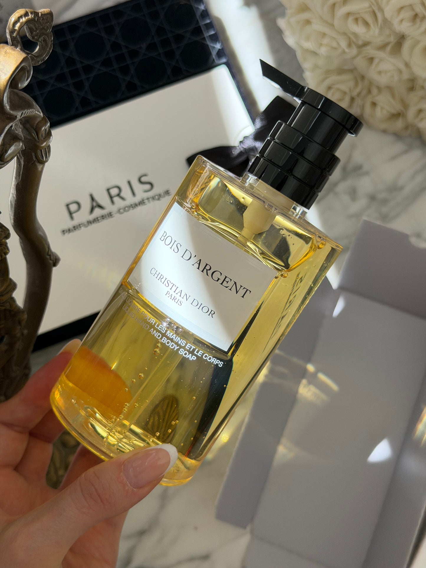 DIOR Bois D'Argent Savon Liquide - Hand and Body Soap 350ml