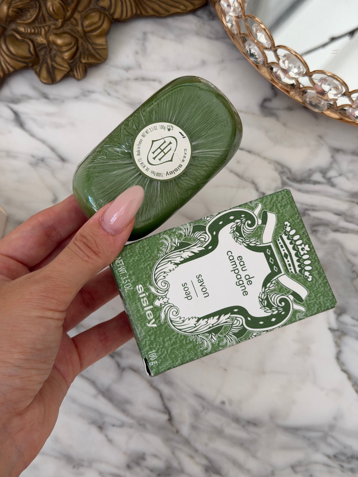 SISLEY Eau De Campagne Soap - 
Soft and Creamy, Scented Cleansing Bar