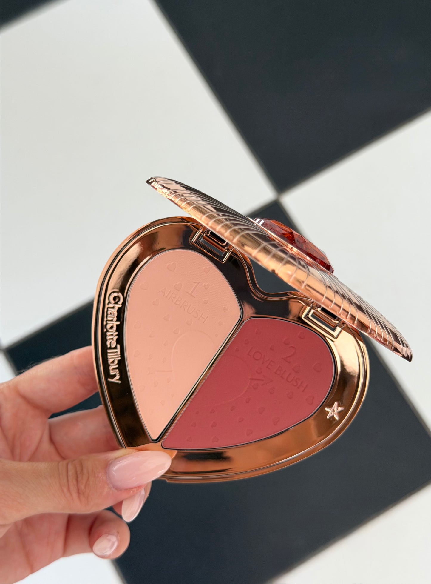 CHARLOTTE TILBURY Beauty Soulmates Face Palette Blush & Powder - Flawless Rosewood
