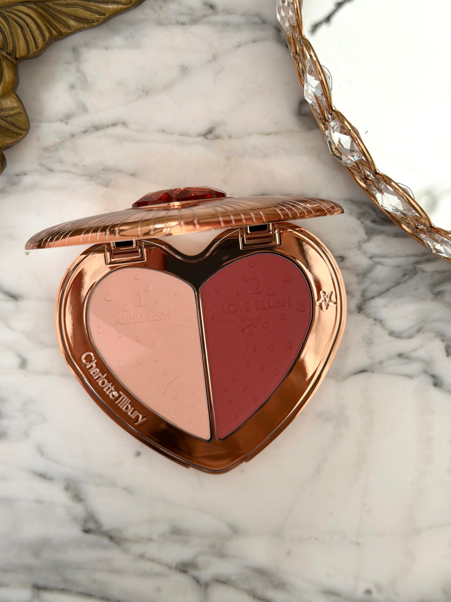 CHARLOTTE TILBURY Beauty Soulmates Face Palette Blush & Powder - Flawless Rosewood