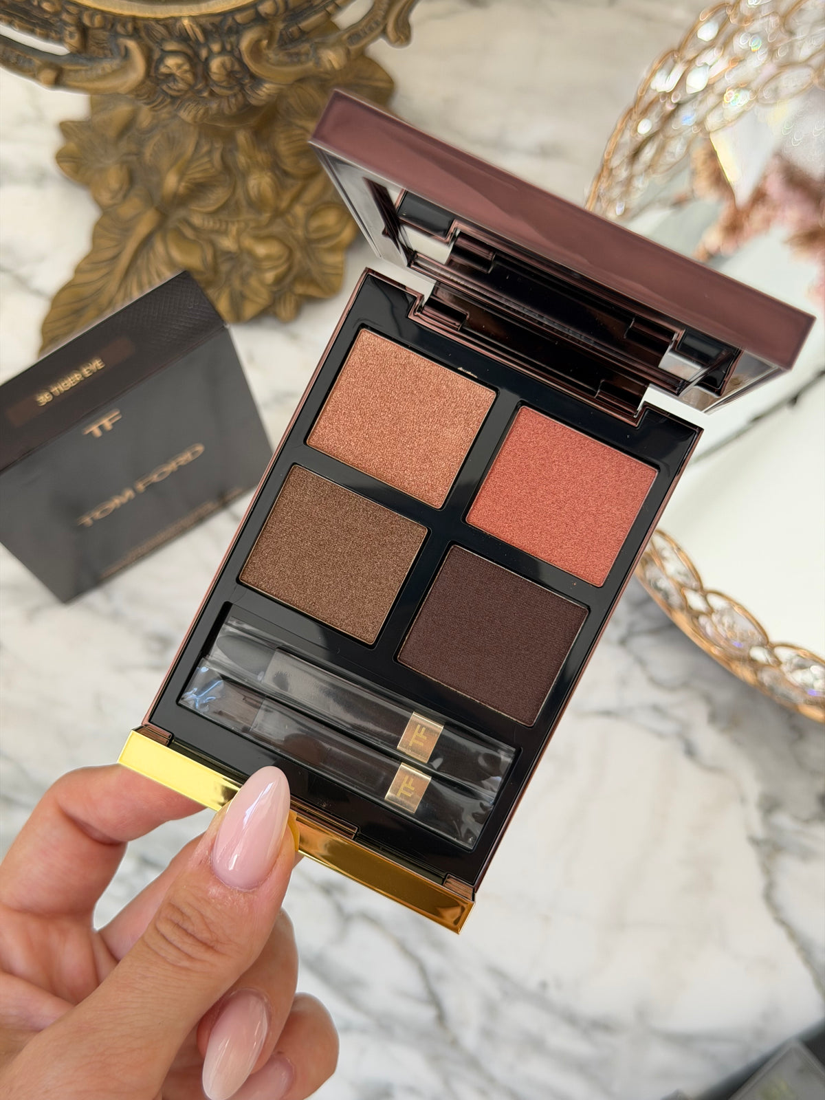 TOM FORD
Beauty Eyeshadow Color Quad Palette – Tiger Eye