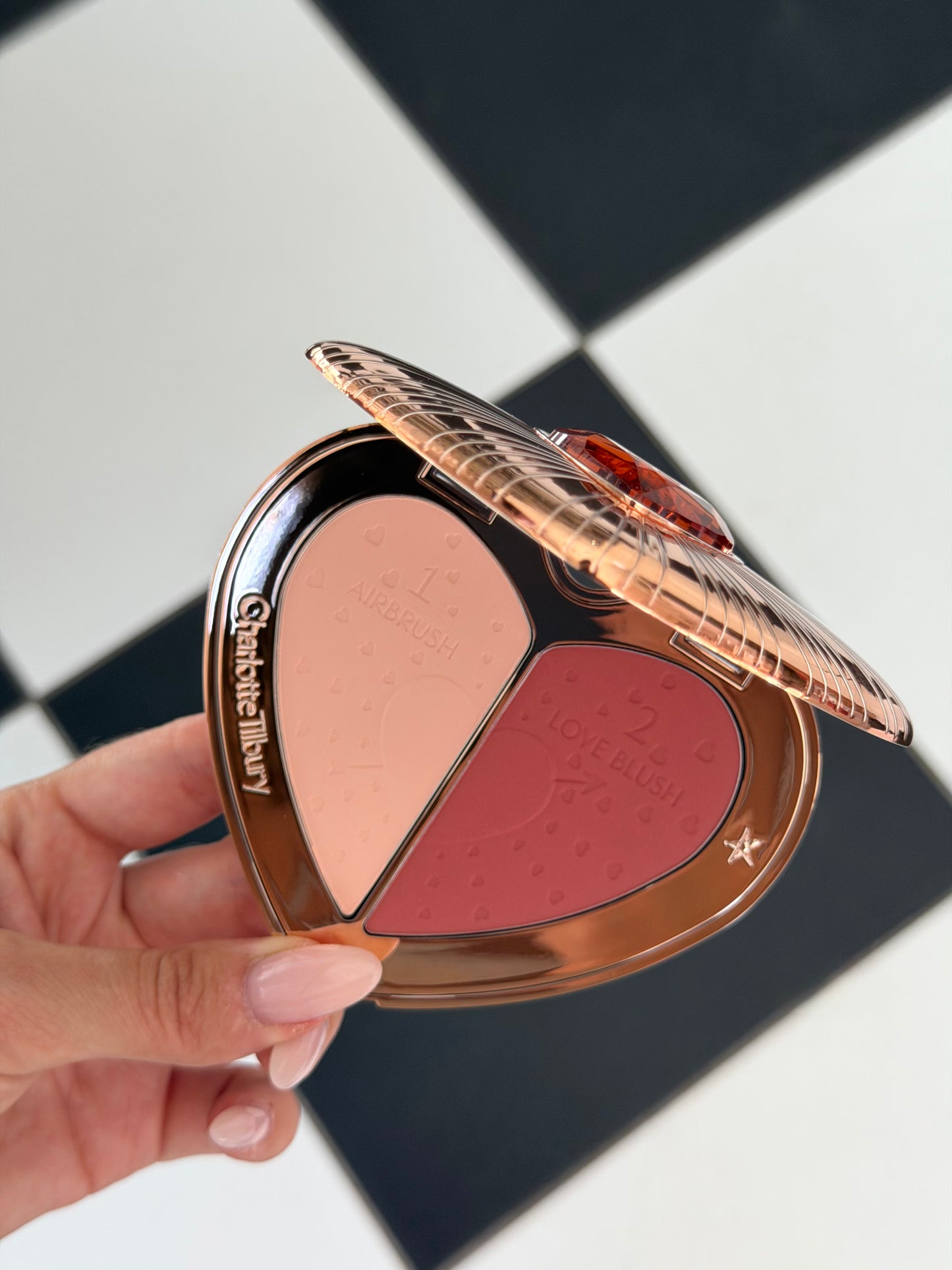 CHARLOTTE TILBURY Beauty Soulmates Face Palette Blush & Powder - Flawless Rosewood