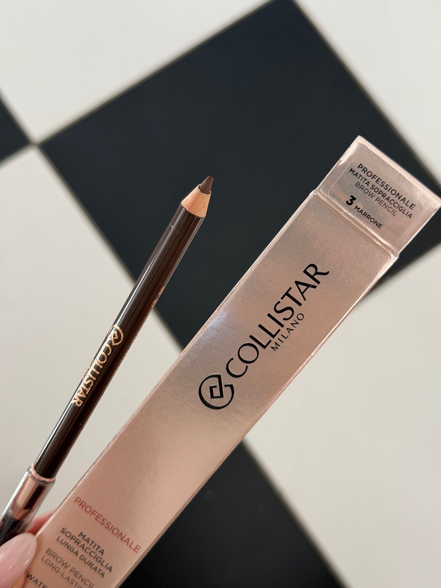 COLLISTAR Professionale Brow Pencil Waterproof, Long-Lasting - Marrone