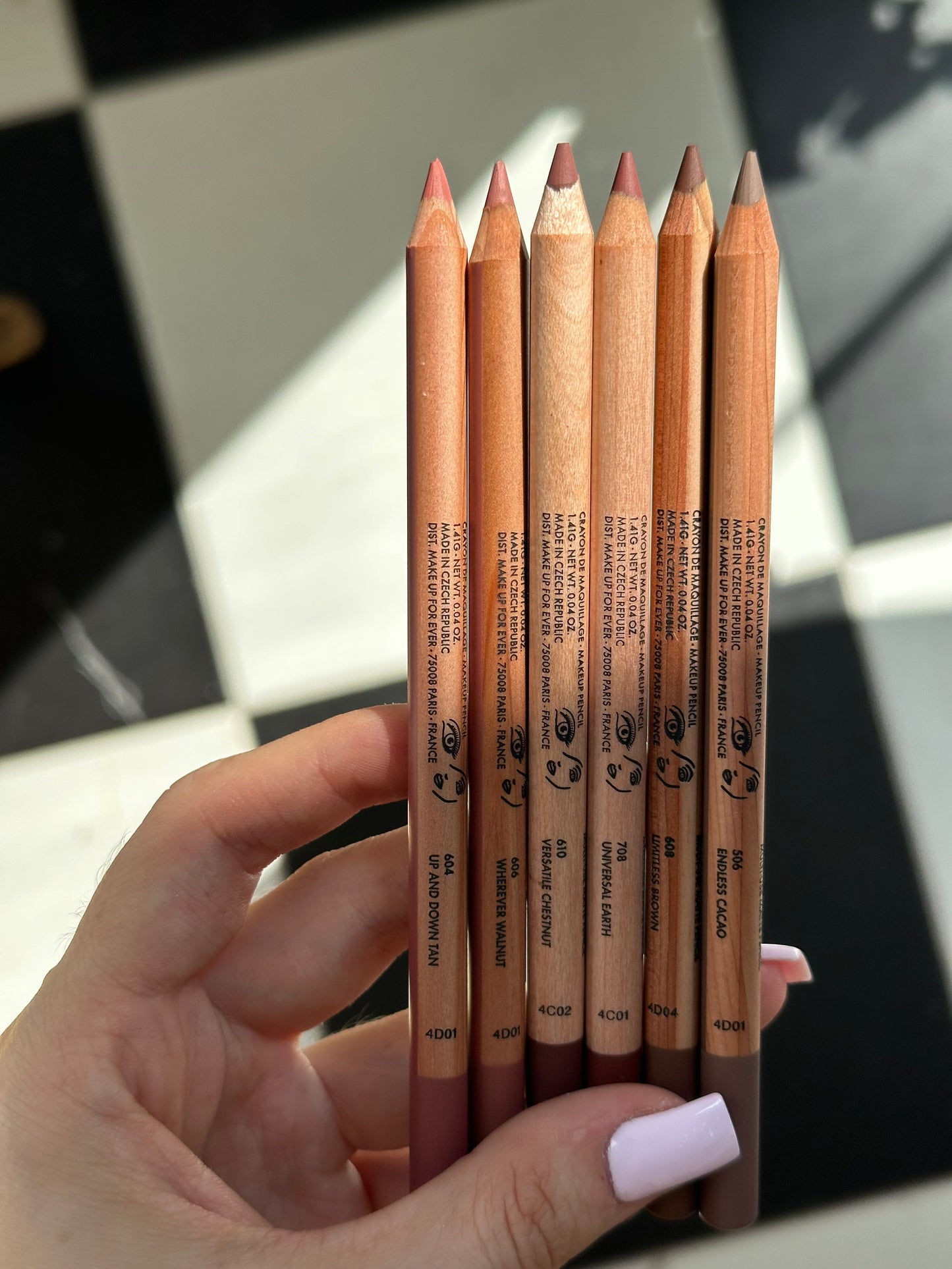 MAKE UP FOR EVER 
Artist Color Pencil (604)
Brow, Eye & Lip Liner