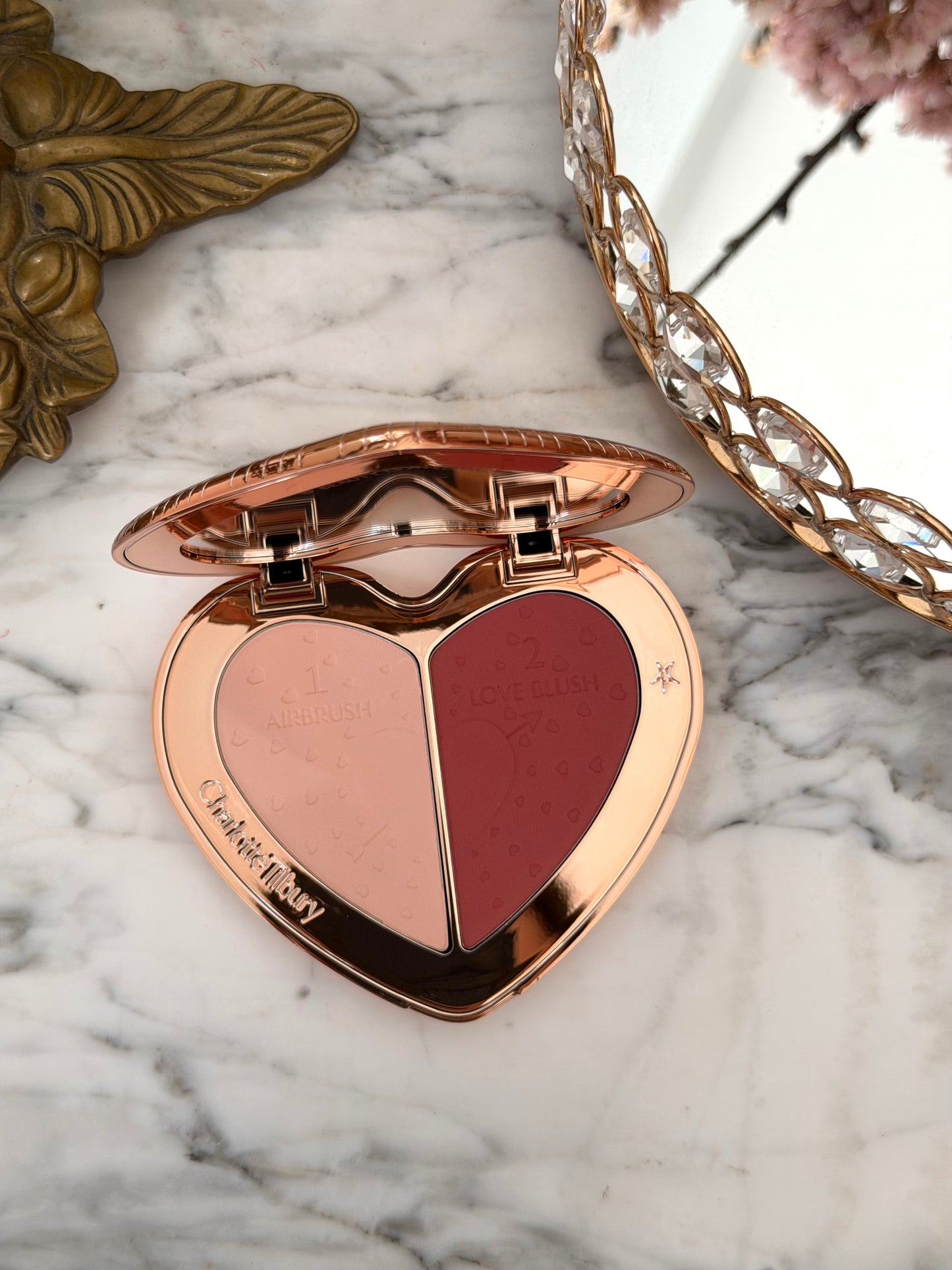 CHARLOTTE TILBURY Beauty Soulmates Face Palette Blush & Powder - Flawless Rosewood