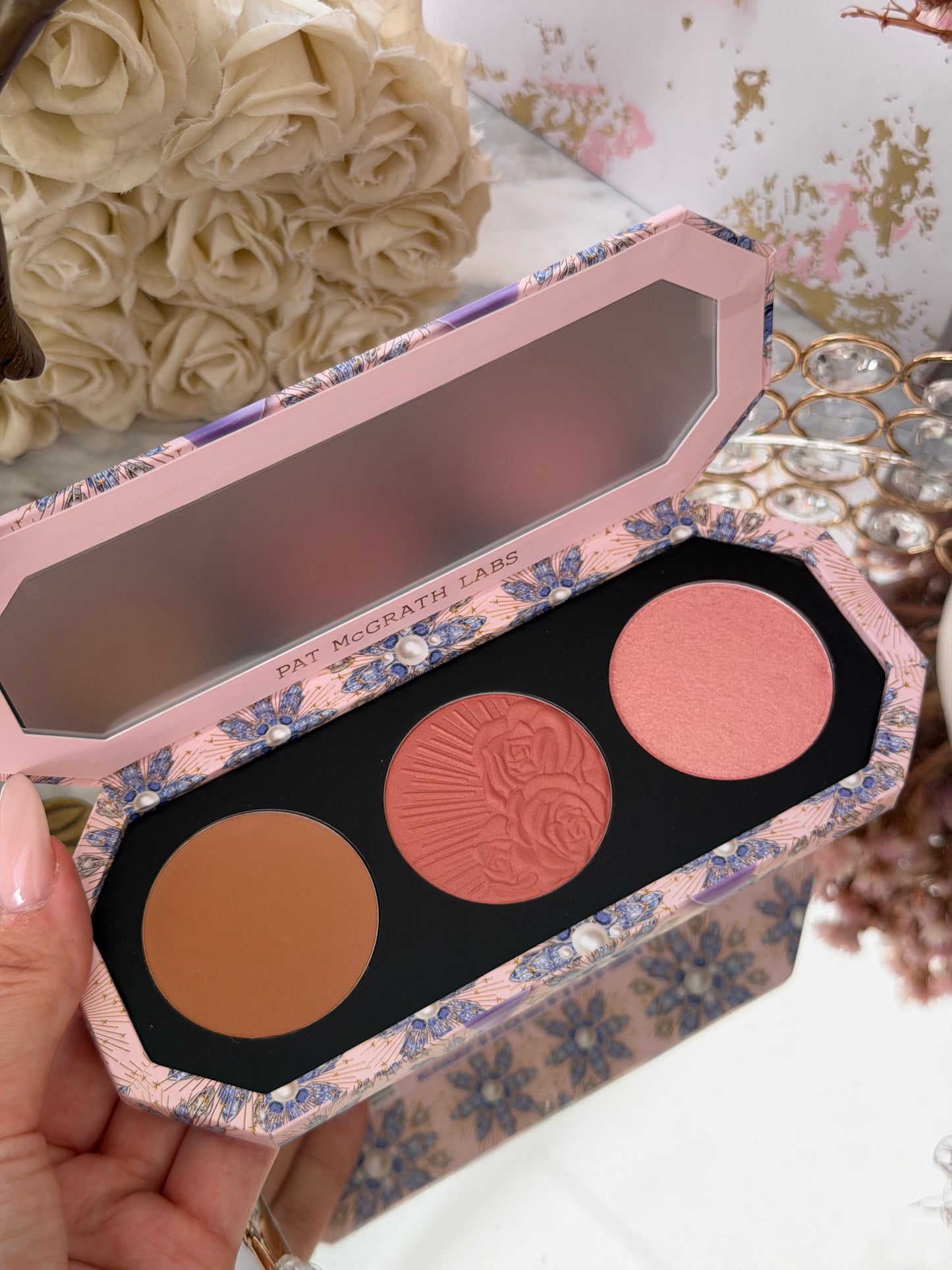 PAT McGRATH LABS Divine Blush + Bronze + Glow Trio Face Palette - Nirvana In Bloom