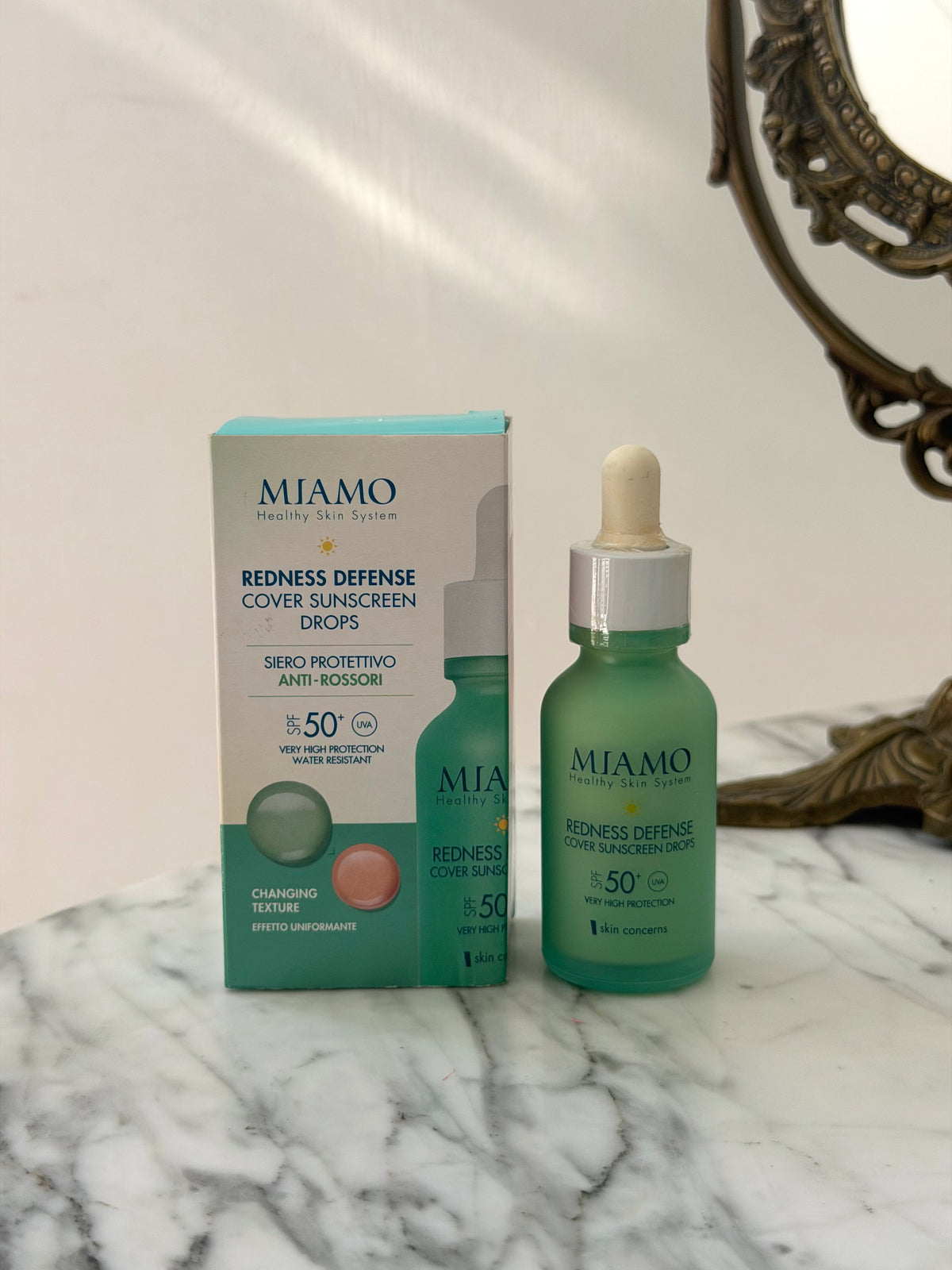MIAMO Redness Defense
Cover Sunscreen Drops SPF50+