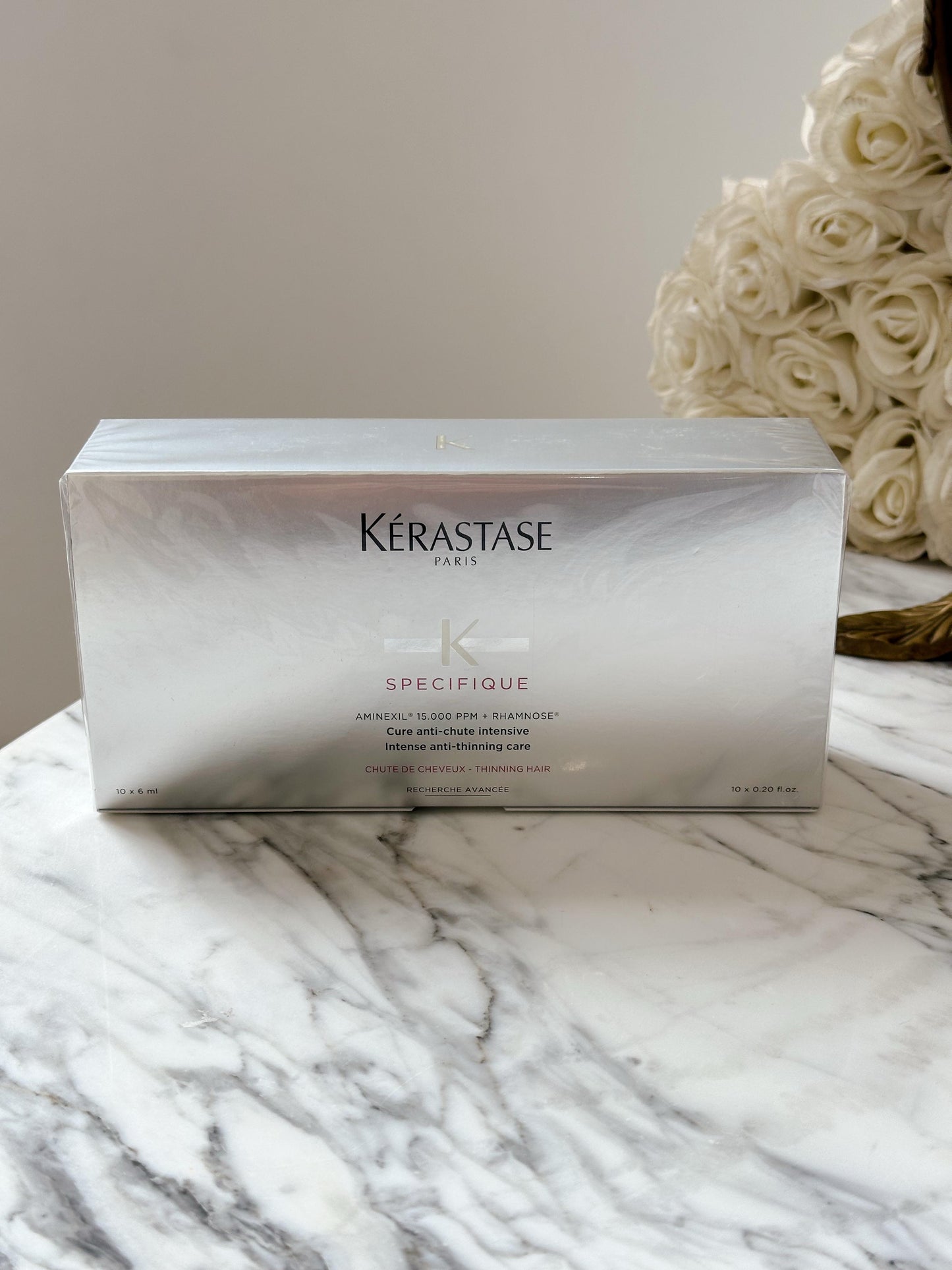 KÉRASTASE Specifique Intense Anti-Thinning Care
Aminexil Force Scalp & Thin Hait Treatment