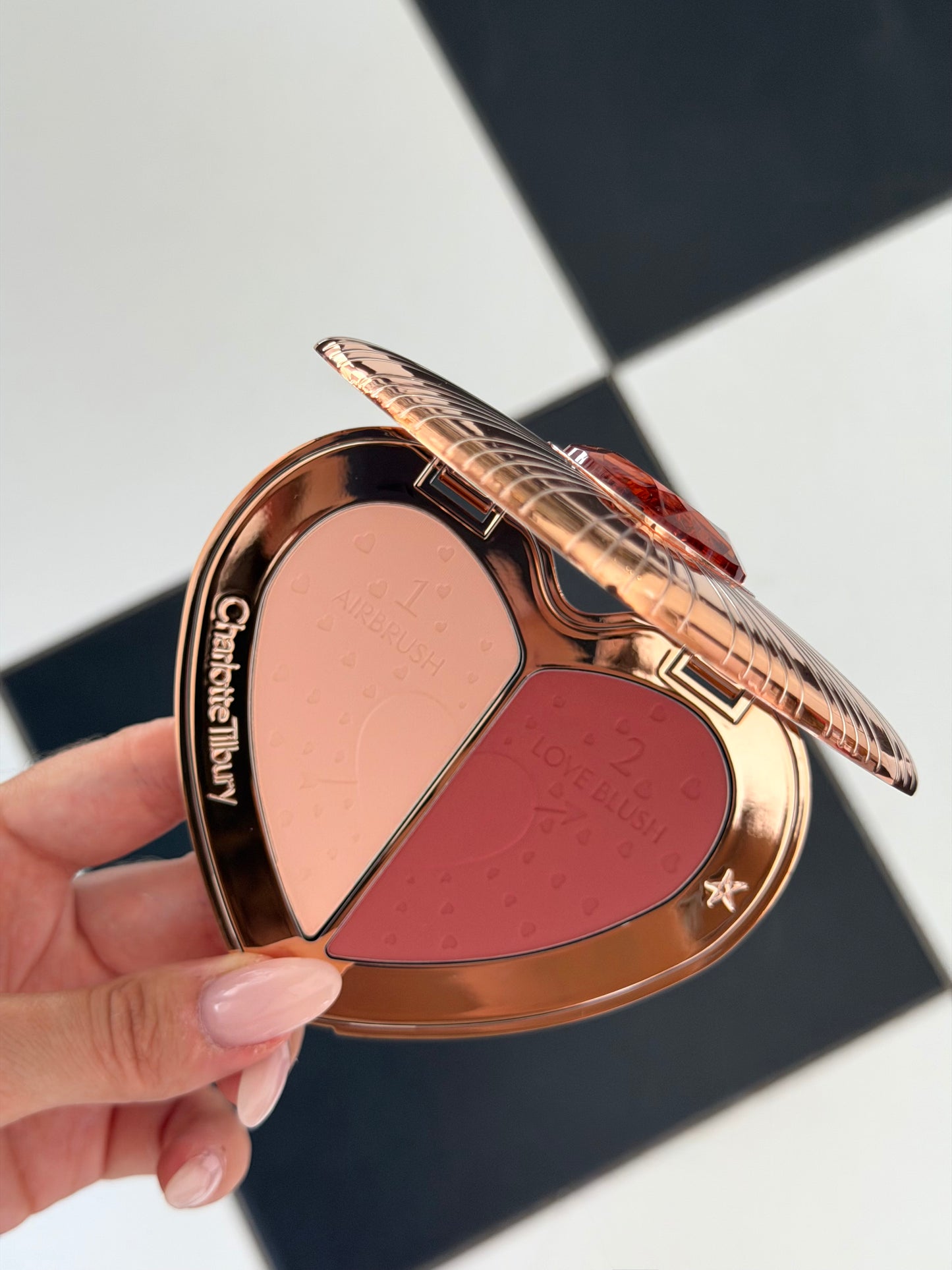 CHARLOTTE TILBURY Beauty Soulmates Face Palette Blush & Powder - Flawless Rosewood