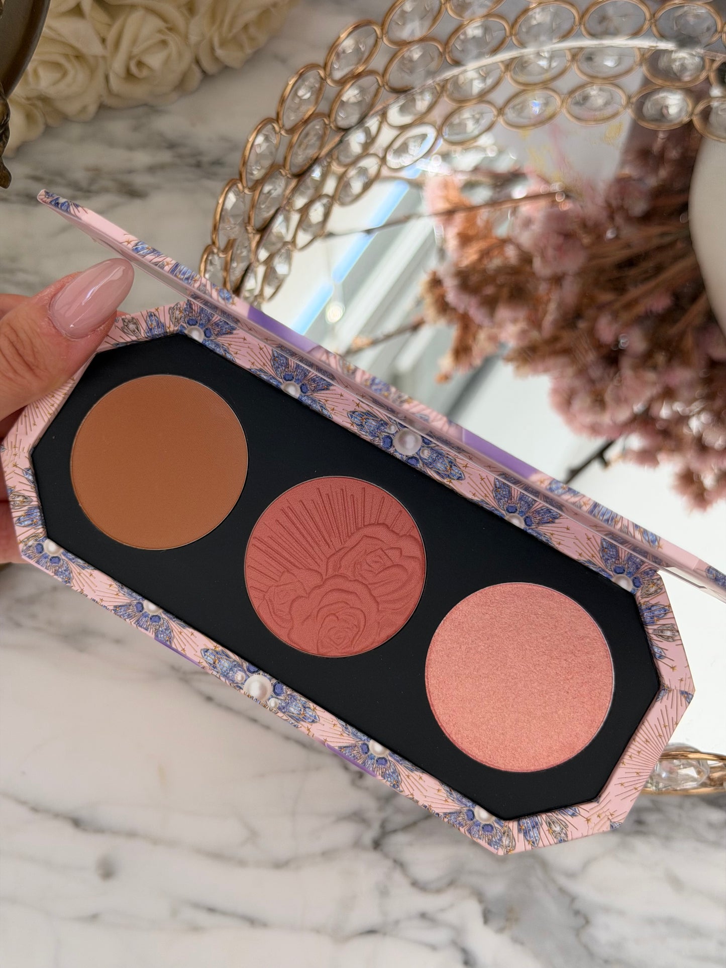 PAT McGRATH LABS Divine Blush + Bronze + Glow Trio Face Palette - Nirvana In Bloom