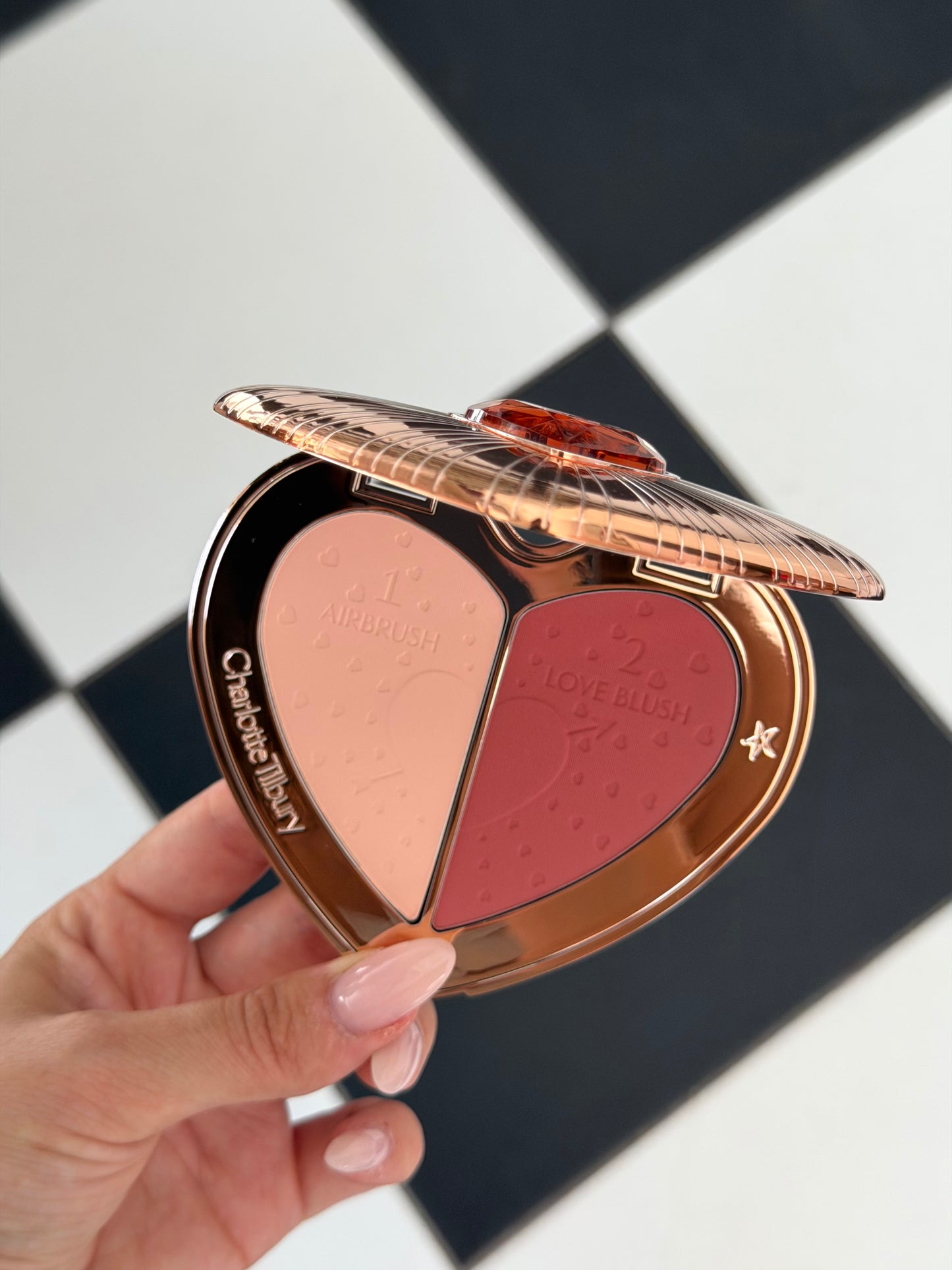 CHARLOTTE TILBURY Beauty Soulmates Face Palette Blush & Powder - Flawless Rosewood