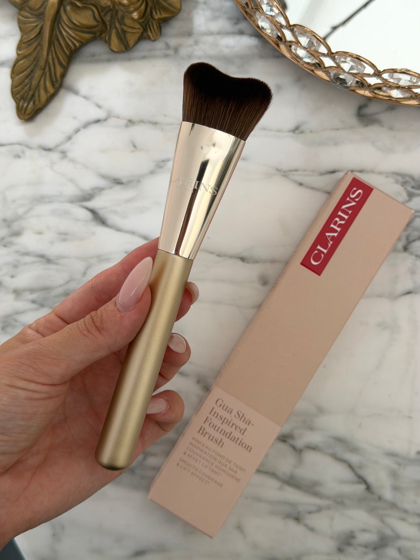 CLARINS Gua Sha-Inspired Foundation Brush