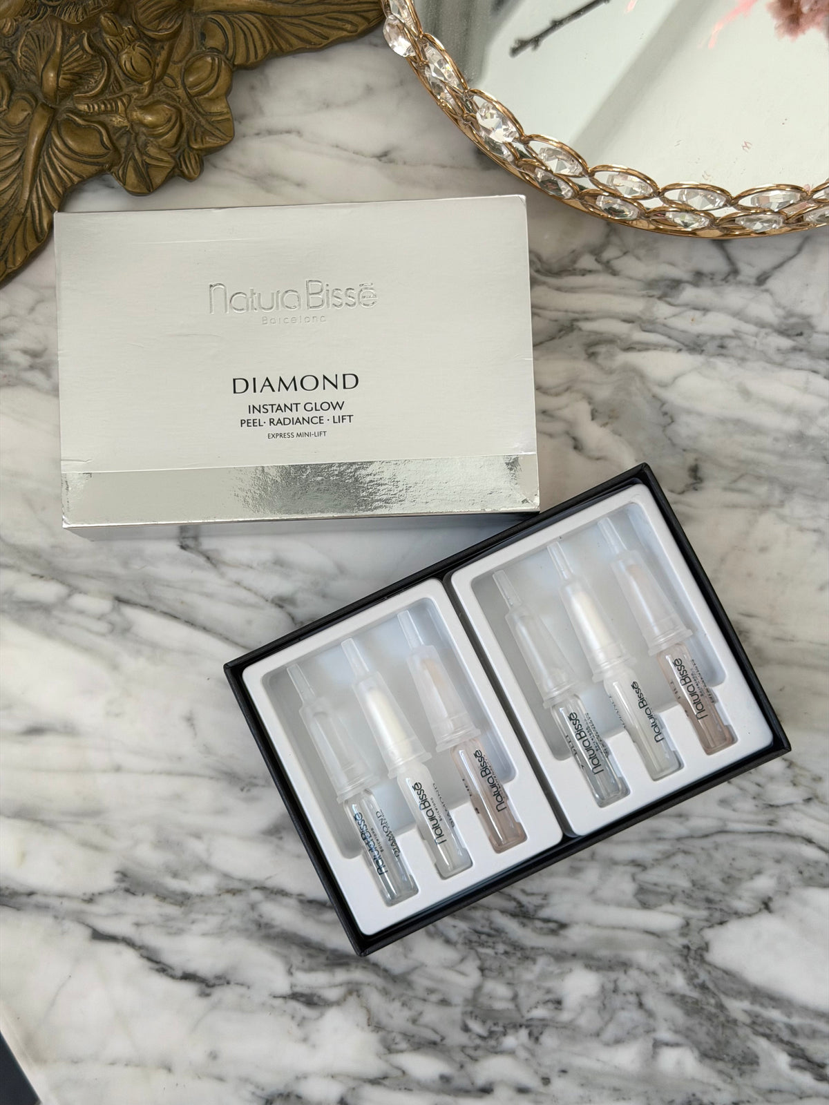 NATURA BISSĒ Diamond Instant Glow - Ampoule Trio Express Mini-Lift