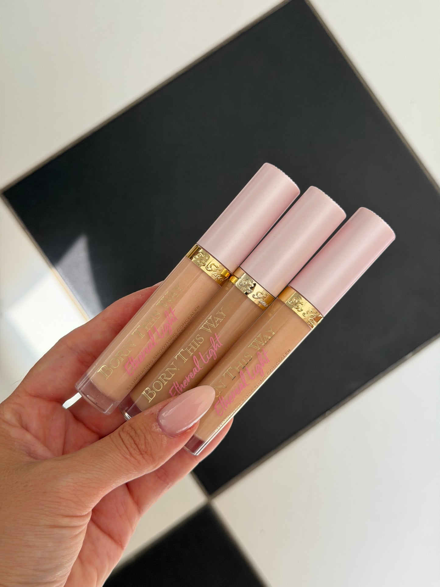 TOO FACED Born This Way Ethereal Light Illuminating Smoothing Concealer (2)
24-Hour Wear, Waterproof