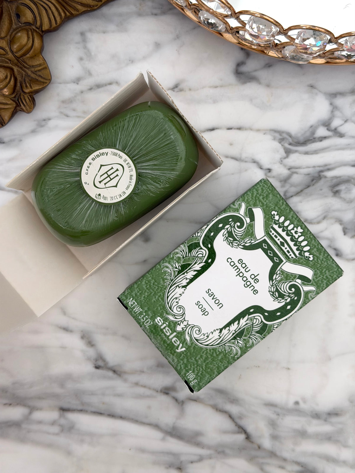 SISLEY Eau De Campagne Soap - 
Soft and Creamy, Scented Cleansing Bar