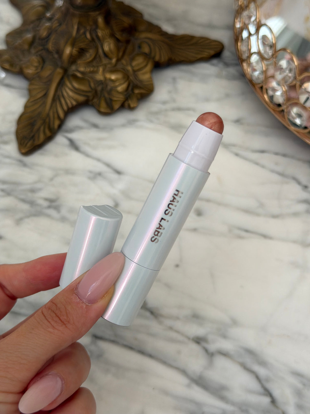 HAUS LABS Bio-Radiant™ Glassy Highlighter Balm - Glassy Citrine