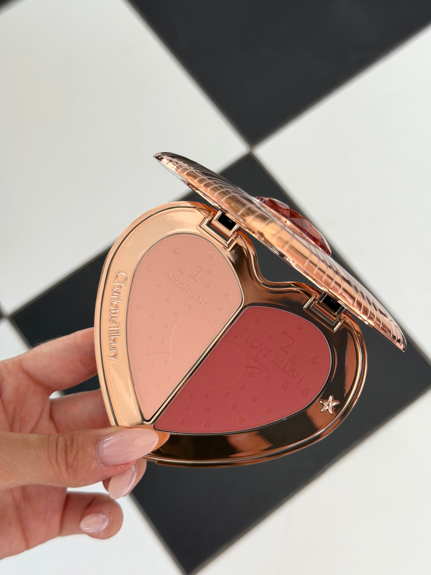 CHARLOTTE TILBURY Beauty Soulmates Face Palette Blush & Powder - Flawless Rosewood