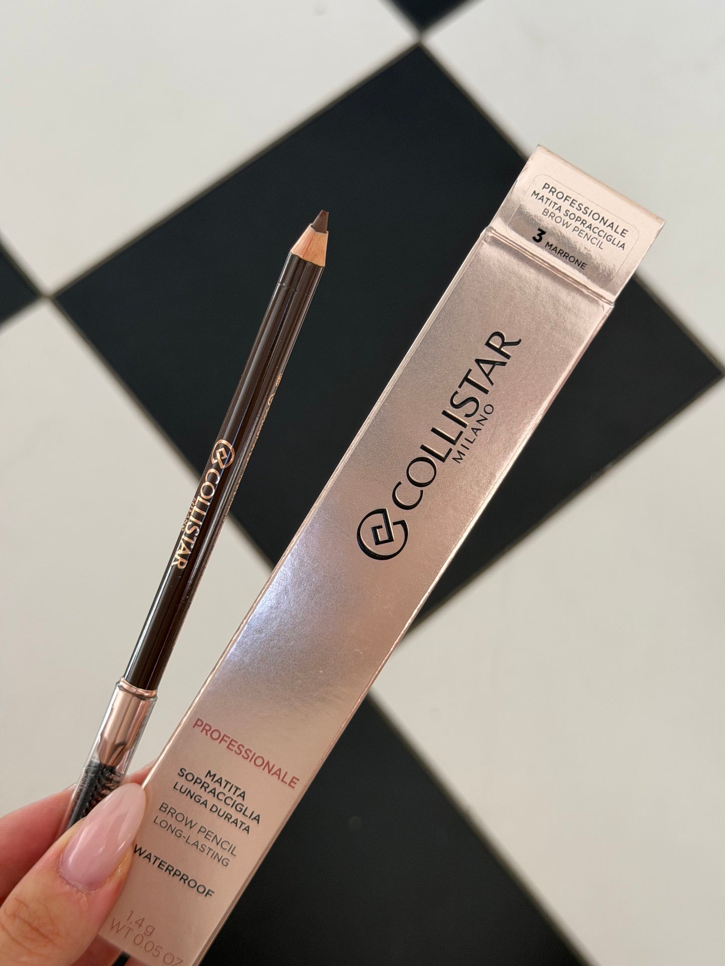 COLLISTAR Professionale Brow Pencil Waterproof, Long-Lasting - Marrone