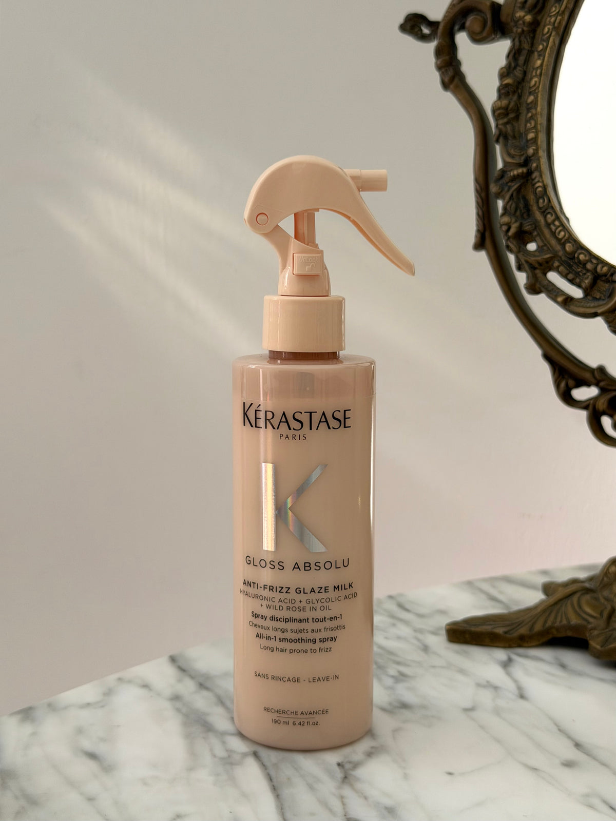 KÉRASTASE Gloss Absolu Anti-Frizz Glaze Milk Heat Protecting Spray