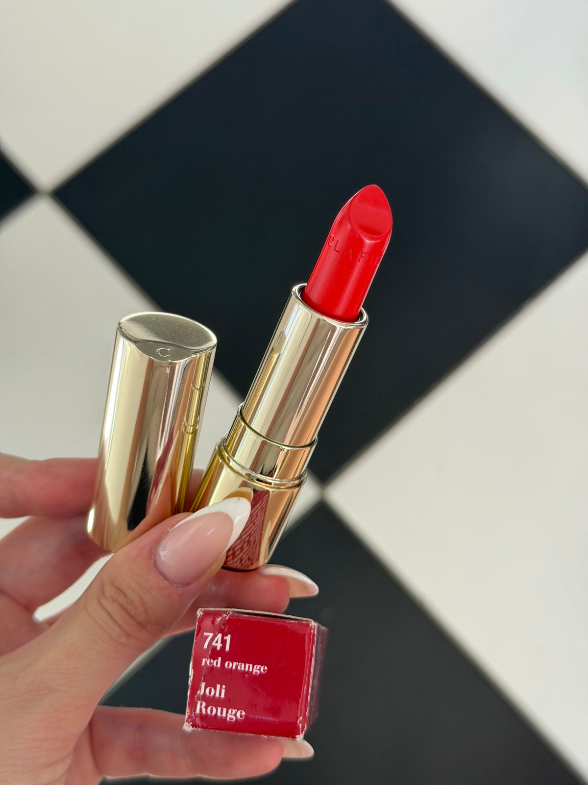 CLARINS Joli Rouge - Moisturizing Long Wearing Lipstick (741)