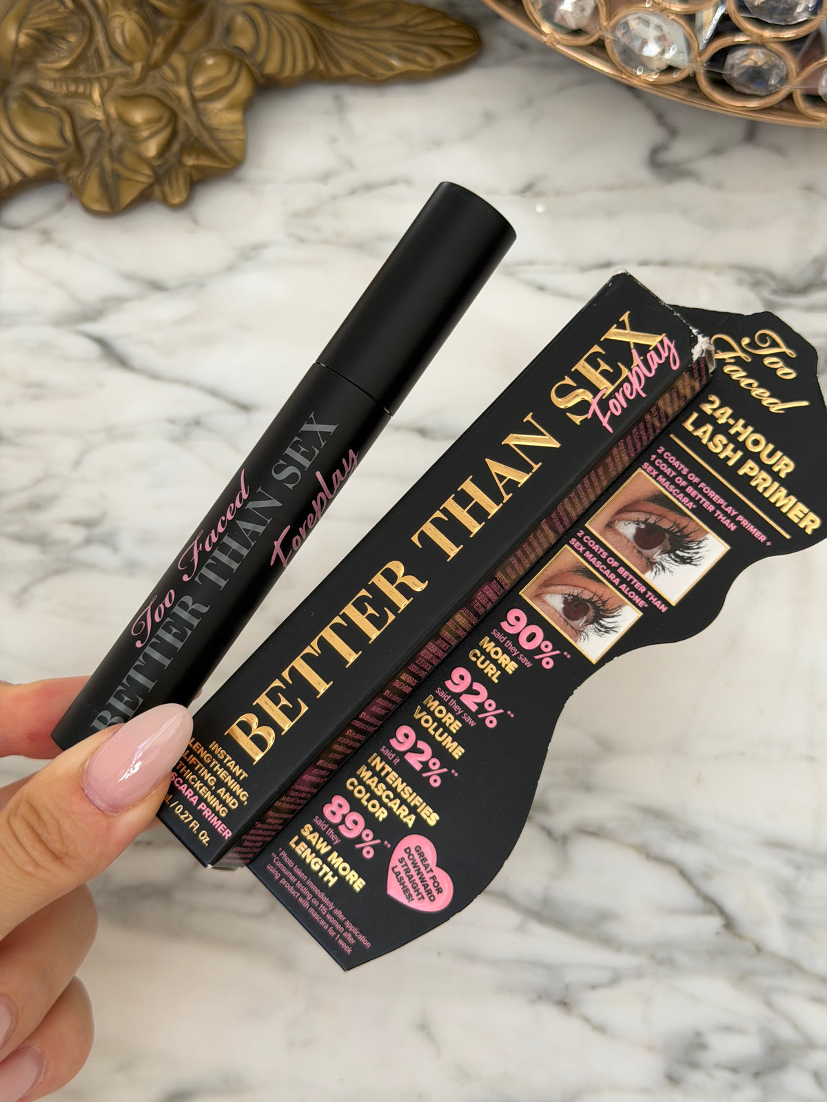 TOO FACED Better Than Sex Foreplay Mascara Primer
24-Hour Nourishing Mascara Primer