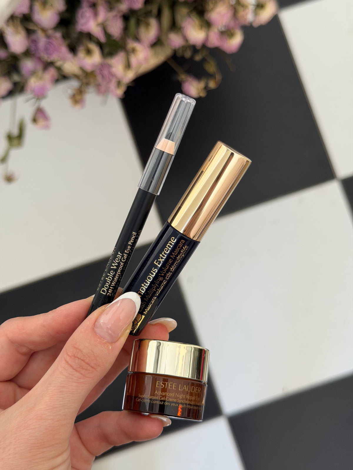 ESTÉE LAUDER Mini Set Advanced Night Repair Eye+Sumptuous Extreme Mascara+Gel Eye Pencil
