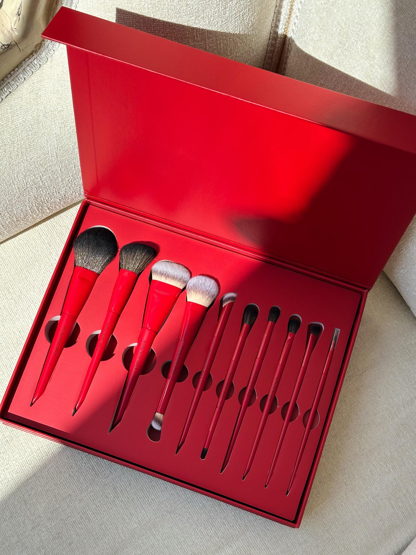 DIEGO DALLA PALMA Essential Pro Makeup Brushes 10 Professional Face And Eye Brushes Set